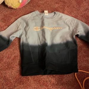 Tie dye champion crewneck